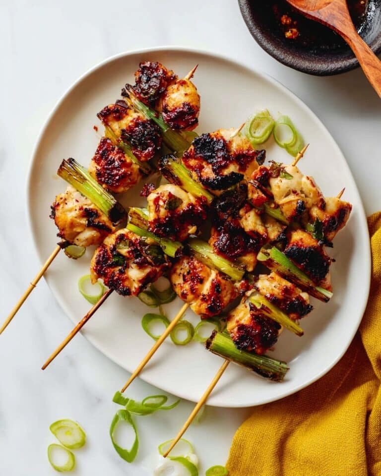 Paleo Chicken Yakitori Skewers with Teriyaki Sauce Recipe