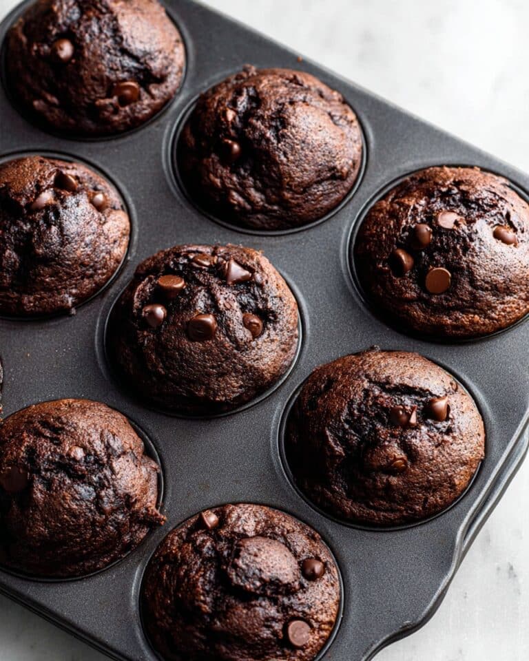 Best Ever Double Chocolate Muffins Recipe