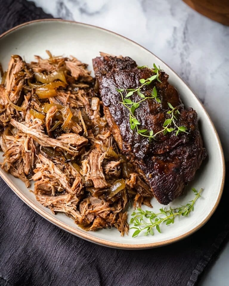Oven-Braised Chuck Roast with Mushroom Shallot Gravy and Mashed Potatoes Recipe