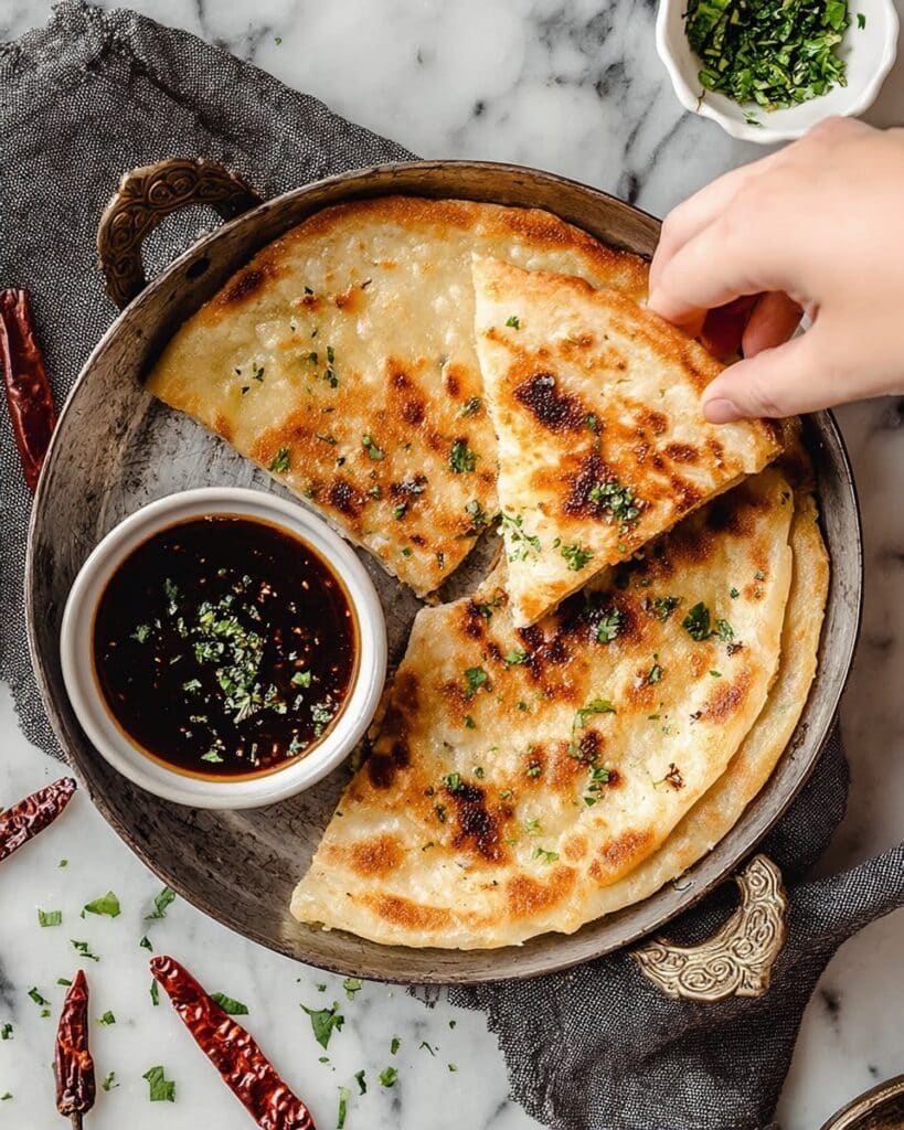 Smashed Pork Dumpling Tacos with Soy Dipping Sauce Recipe