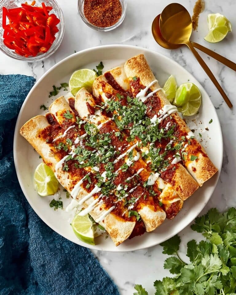Crunchy Chicken Fajita Taquitos Recipe