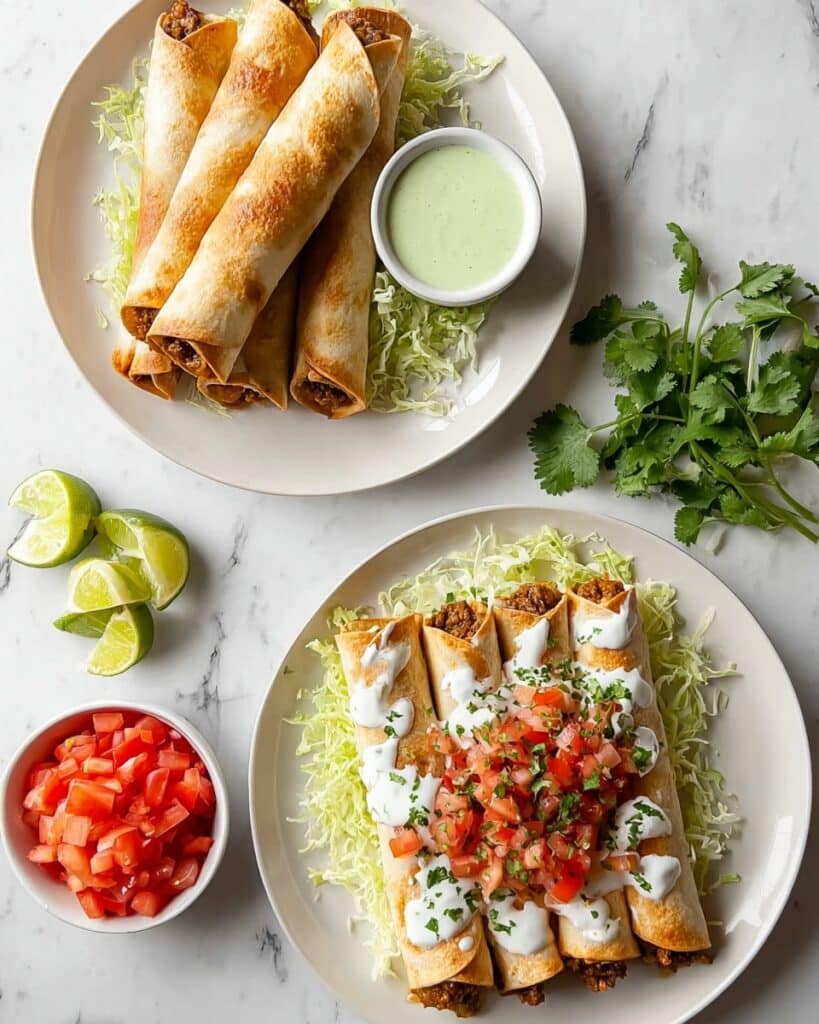 Air Fryer Chicken Taquitos Recipe