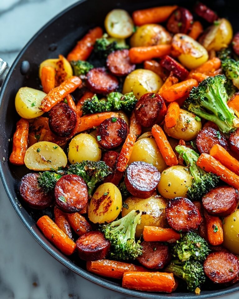 One-Pan Honey Garlic Kielbasa & Veggies: Easy Family Delight Recipe