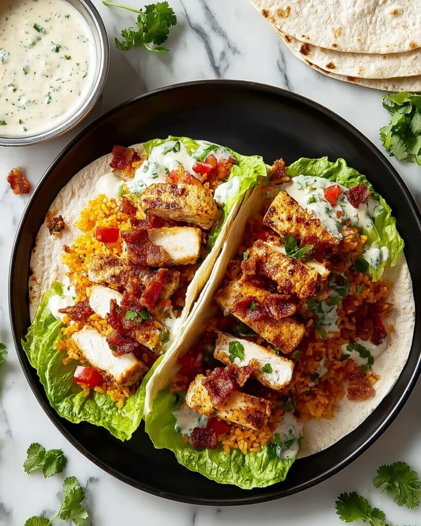 Crispy Chicken Bacon Ranch Wrap Recipe