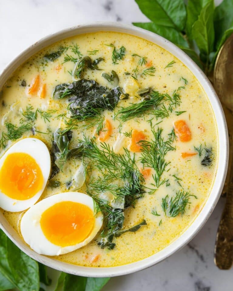 Polish Sorrel Soup With Hard Boiled Egg (Zupa Szczawiowa) Recipe