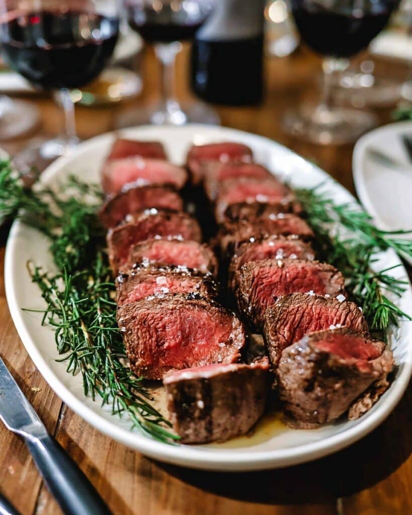 Beef Tenderloin with Red Wine Sauce Recipe