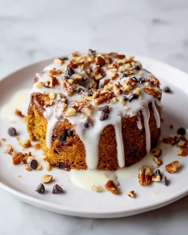 Raisin Nut Cake with Buttermilk Glaze Recipe