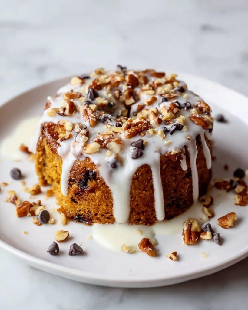 Raisin Nut Cake with Buttermilk Glaze Recipe