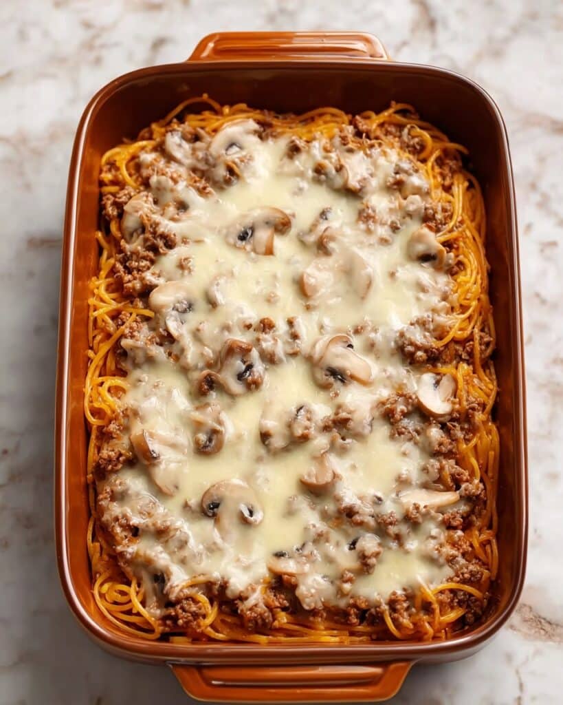 Leftover Spaghetti Bake Recipe