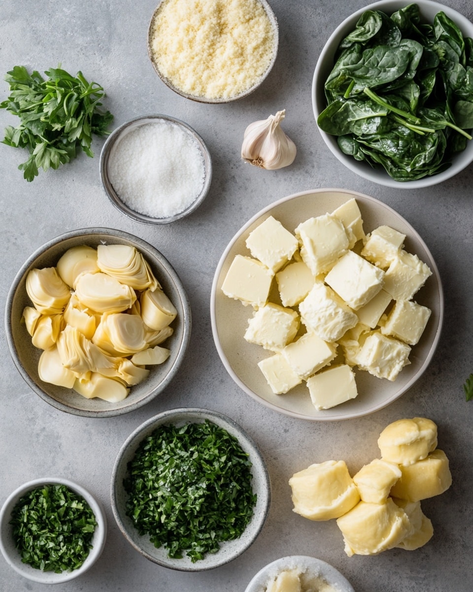 The image shows a white plate on a white marbled surface, filled with eight golden-brown pastries shaped like rabbits. Each pastry has two pointed ear shapes rising from the top edges. The main body of the pastry is layered and flaky, with a crispy texture. Inside each pastry is a creamy white and green filling that looks like spinach and cheese, topped with small parsley leaves for garnish. There are a few extra parsley leaves scattered around the plate for decoration. In the background, part of another similar white plate with more pastries can be seen. The photo taken with an iphone --ar 4:5 --v 7