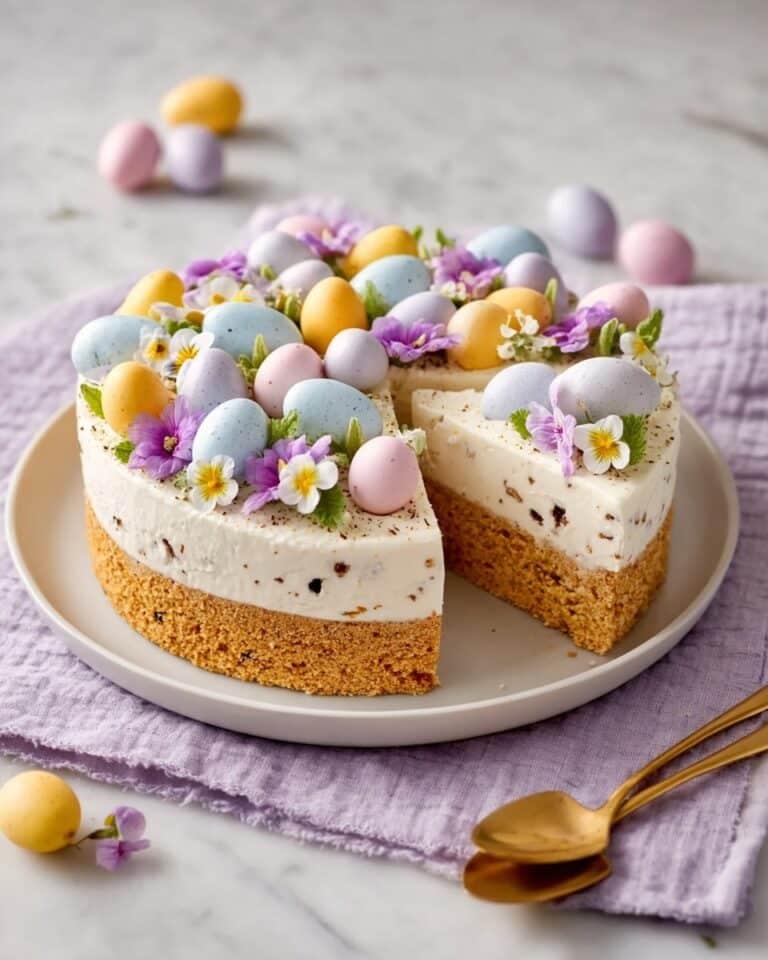Easter No-Bake Mini Egg Cheesecake Recipe
