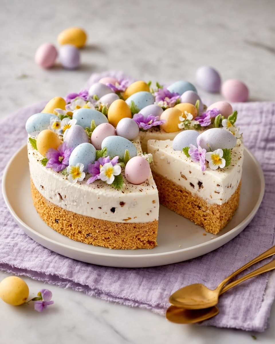 Easter No-Bake Mini Egg Cheesecake Recipe