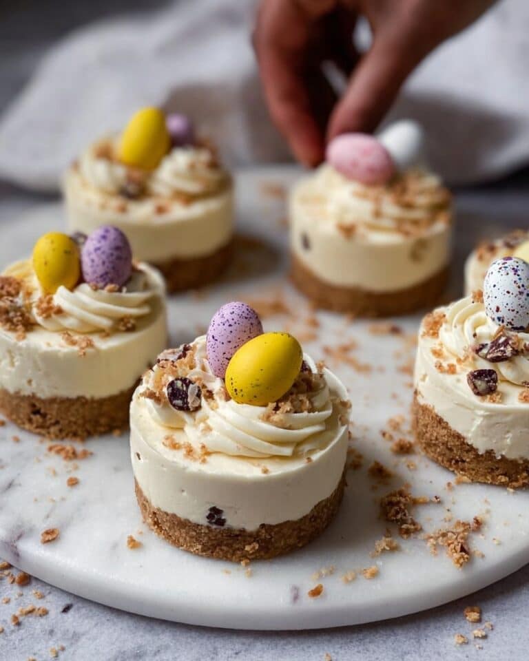 No-Bake Mini Egg Cheesecake Recipe