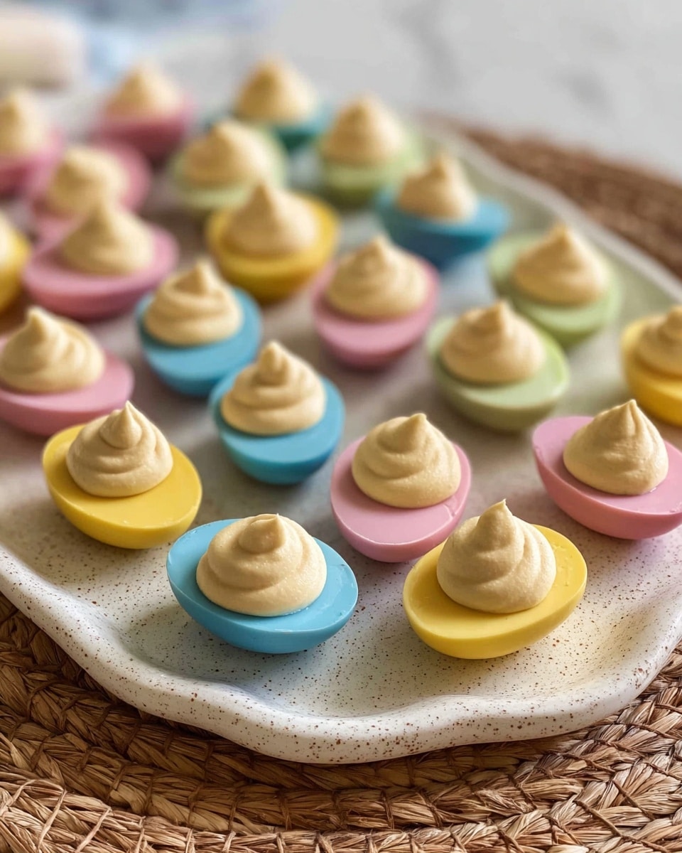 Easter Colored Deviled Eggs Recipe