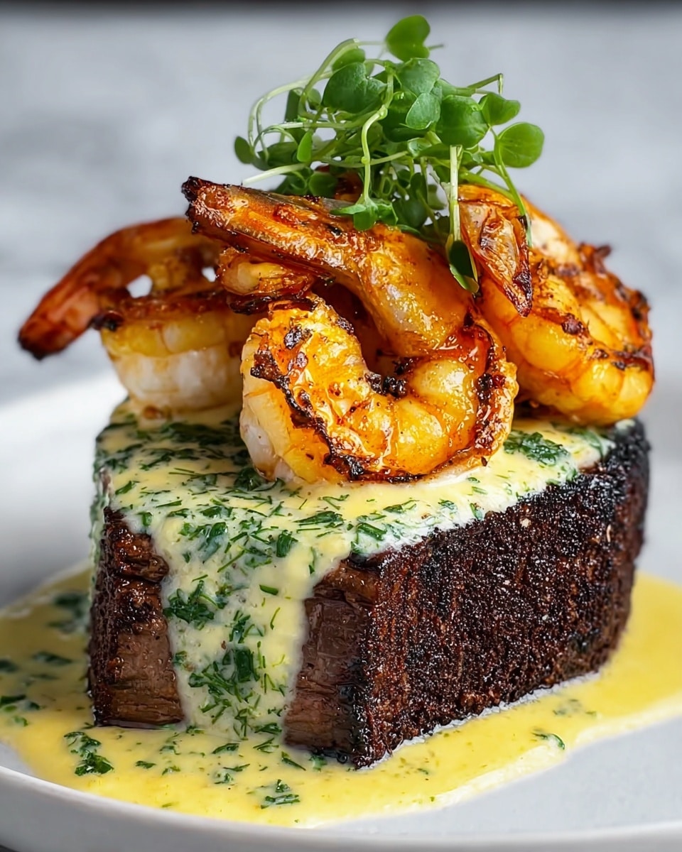 Creamy Garlic Surf and Turf Recipe