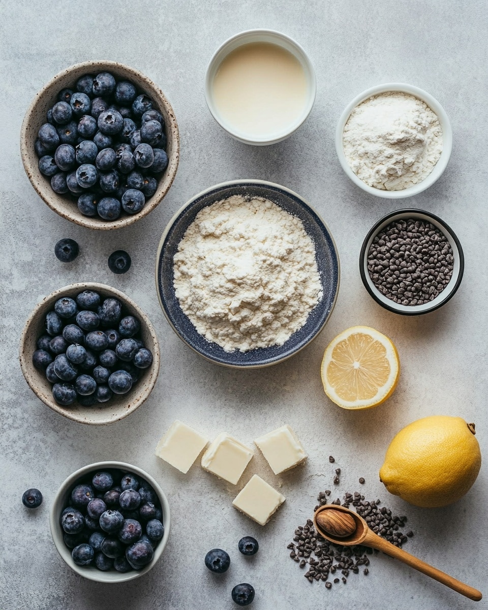 A stack of five round cookies sits on a white plate on a white marbled surface. Each cookie is golden brown with a soft, slightly cracked texture and is studded with dark purple blueberries and small chunks of white chocolate, visible both on the top and edges. The cookies are thick, with the bottom cookie showing a slightly crisp edge. The top cookie is in clear focus, showing the contrast between the light dough and the dark berries and white chocolate pieces. photo taken with an iphone --ar 4:5 --v 7