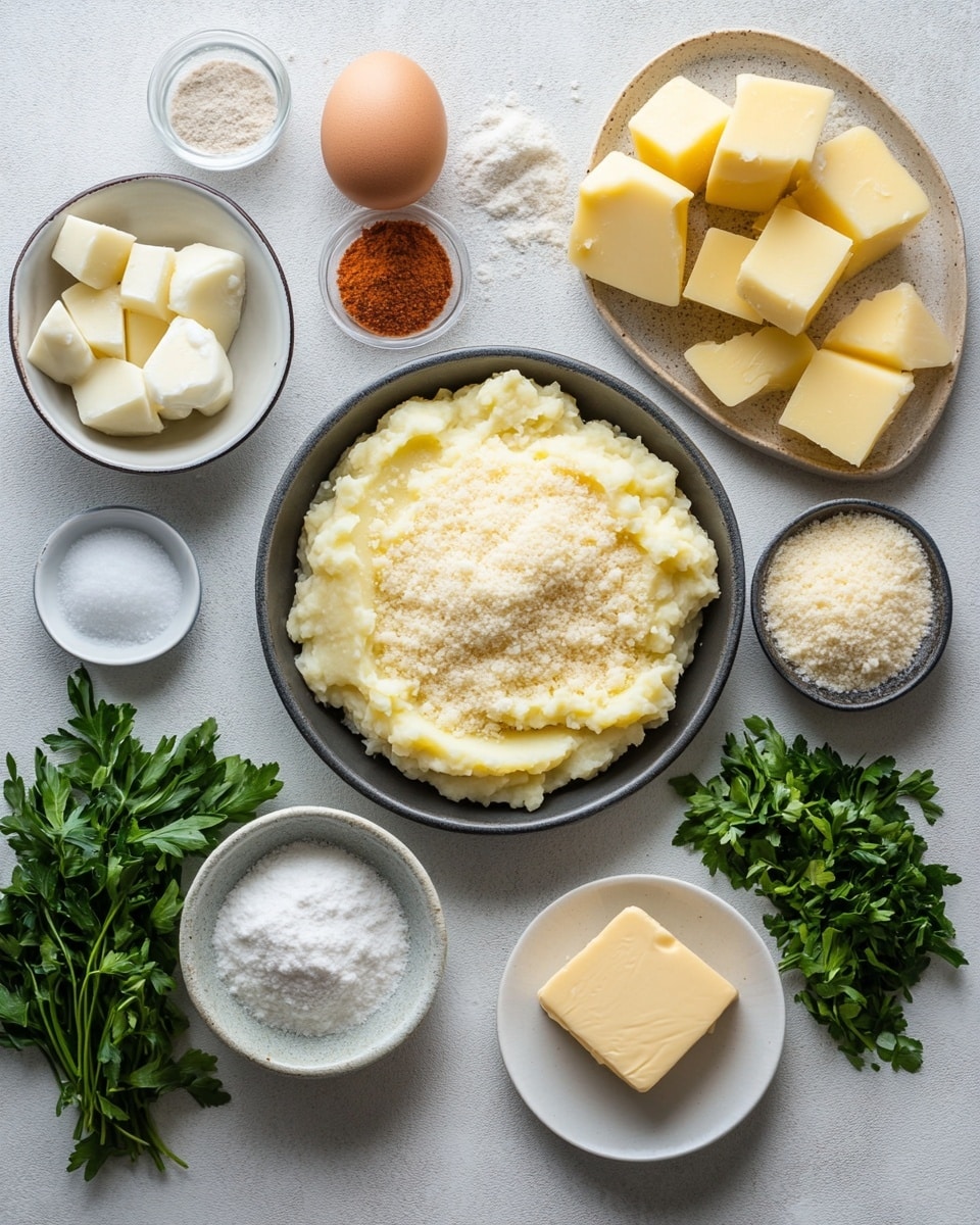 A white bowl filled with about ten round, golden-brown fried balls, each with a crispy, crumbly texture on the outside. The balls are sprinkled with small bits of fresh green herbs, adding color contrast. Some balls are stacked, showing their roughly even size and shape. The bowl is placed on a white marbled surface. photo taken with an iphone --ar 4:5 --v 7