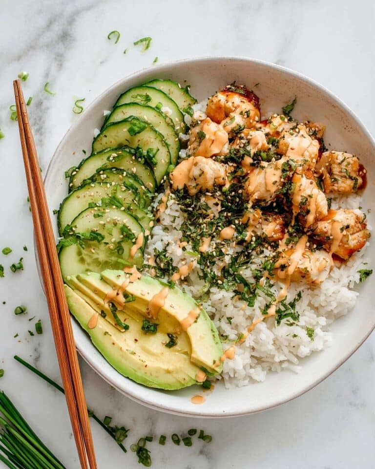 Spicy Salmon Bowls with Coconut Rice Recipe
