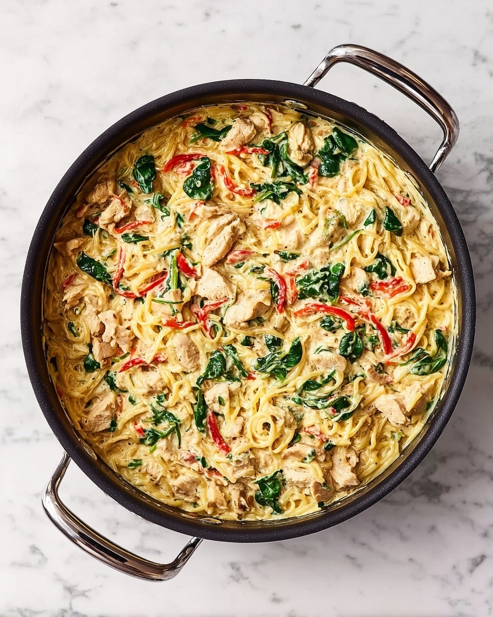 Spaghetti Squash Cacio e Pepe with Sun-Dried Tomatoes and Chicken Recipe