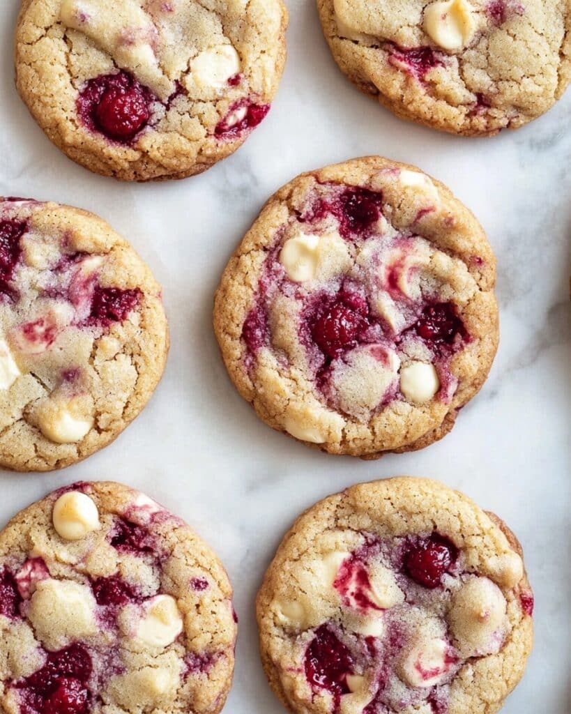 White Chocolate Raspberry Cookies Recipe