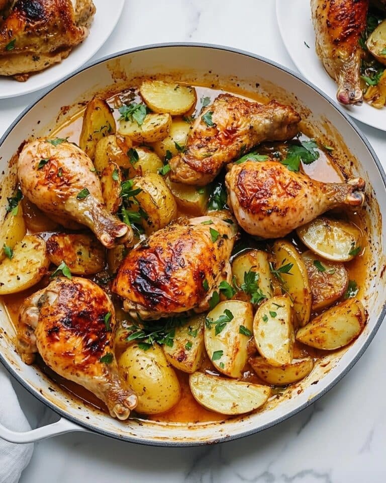 Lebanese Lemon Chicken and Potatoes (Djej w Batata) Recipe