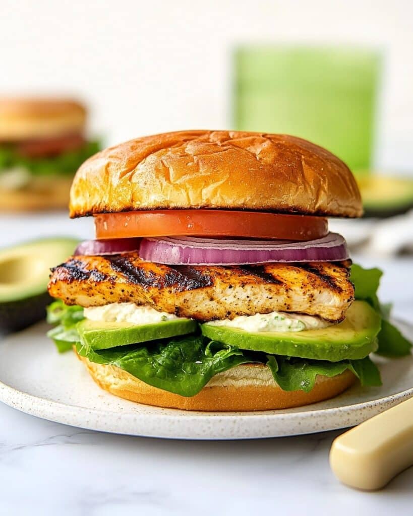Greek Chicken Burger with Feta and Tzatziki Recipe