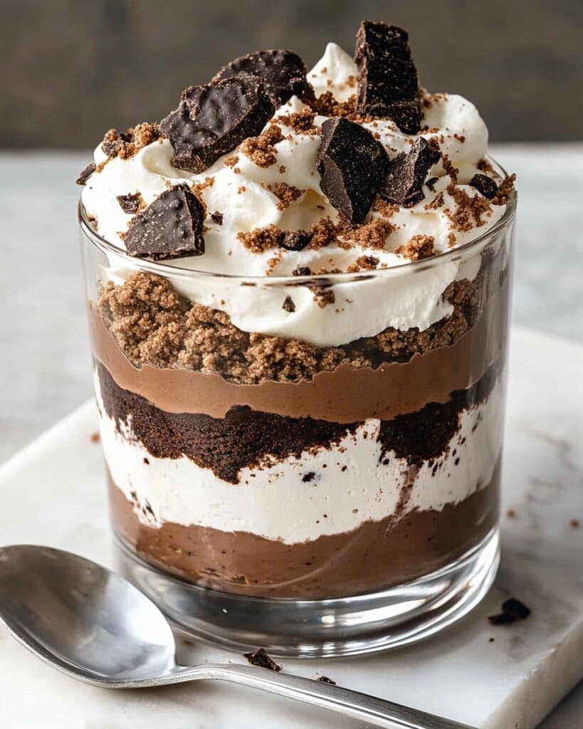 Decadent Chocolate Parfait with Oreos and Cream Recipe