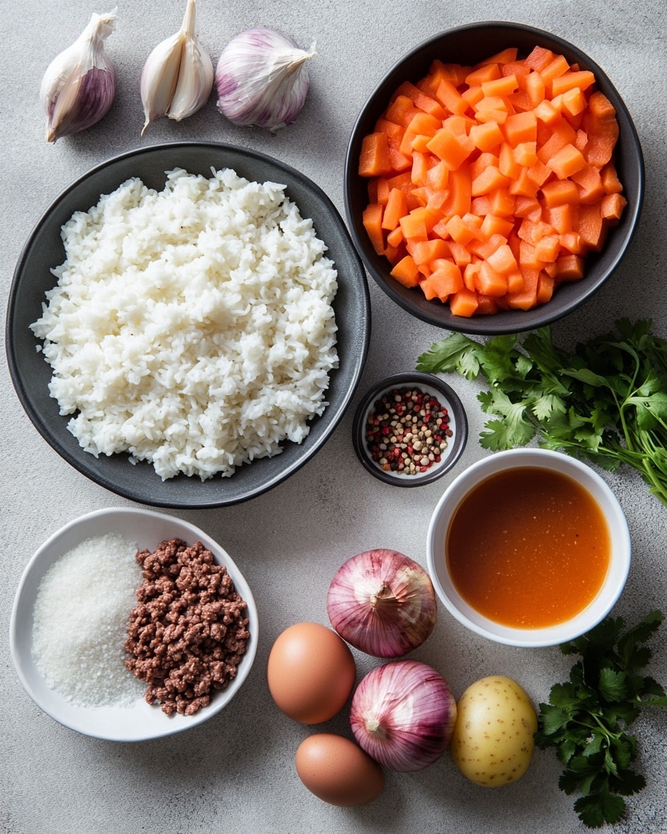 The image shows two white bowls filled with a vibrant meatball vegetable soup, placed on a white marbled surface. Each bowl contains about five round meatballs with a light brown and speckled texture, sitting in a rich orange-red broth. Floating around the meatballs are bright orange carrot slices, green peas, and green beans, all mixed with small green cilantro leaves scattered on top. One bowl has a silver spoon resting inside, and the other bowl is partially shown at the top left corner. A white and orange patterned cloth is placed near the bowls, and a clear glass of water is visible in the top right corner. photo taken with an iphone --ar 4:5 --v 7