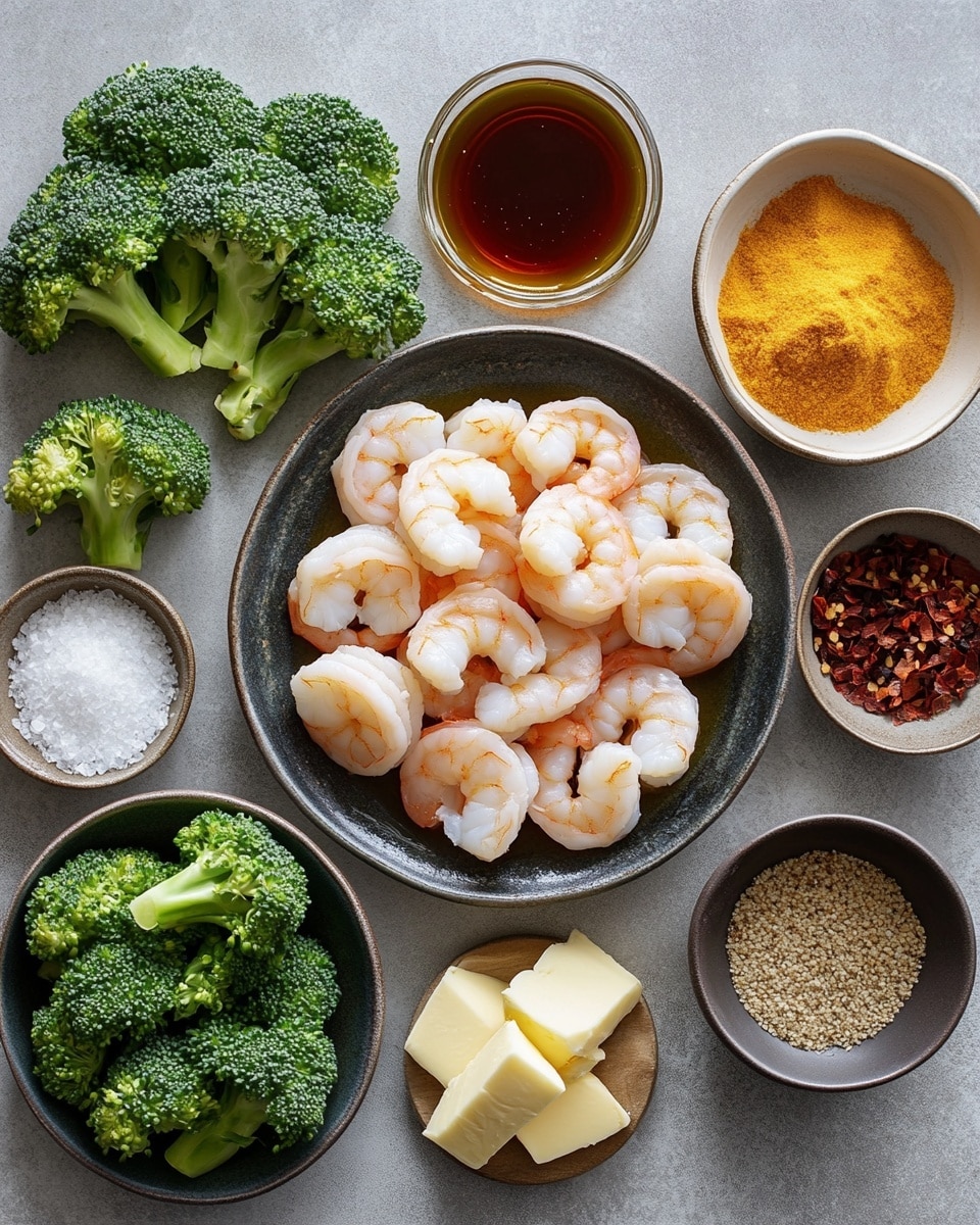 A close-up of a dish in a white plate with a red rim, showing a bed of white rice at the bottom, with grilled shrimp on top that are orange with char marks, and green broccoli florets scattered around. The shrimp are garnished with small pieces of fresh green onion. A silver fork is placed on the side of the plate, and the background shows a white marbled texture surface with some green onions blurred in the distance. photo taken with an iphone --ar 4:5 --v 7