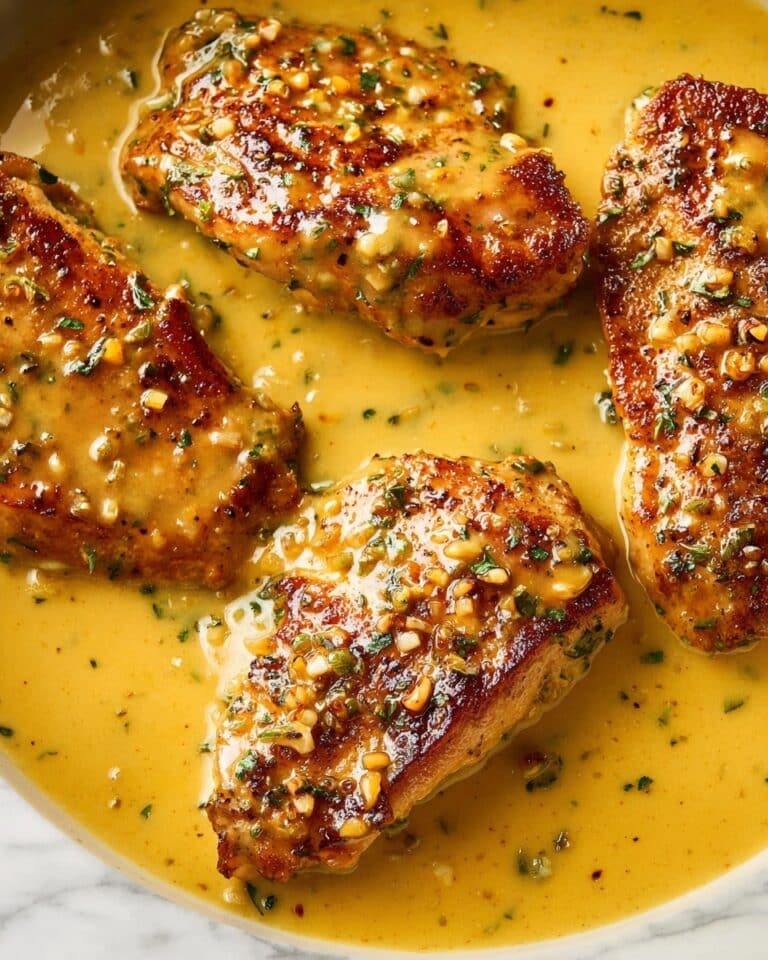 Rosemary Garlic Butter Pork Chops Recipe