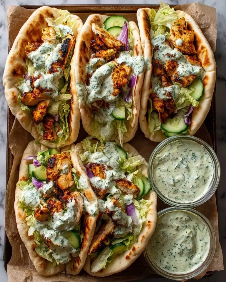 Sheet Pan Chicken Pitas with Herby Ranch Recipe