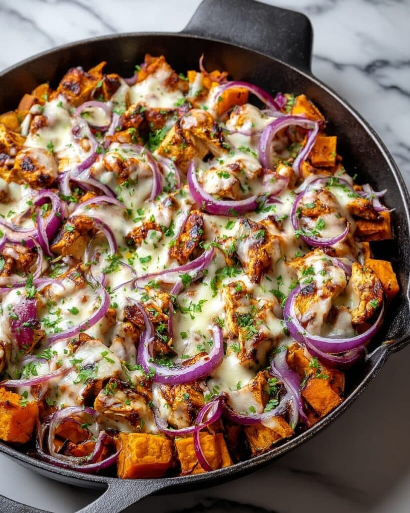 BBQ Chicken Sweet Potato Skillet Recipe
