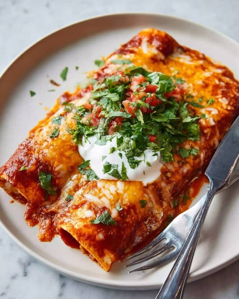 Queso Chicken Enchiladas Recipe