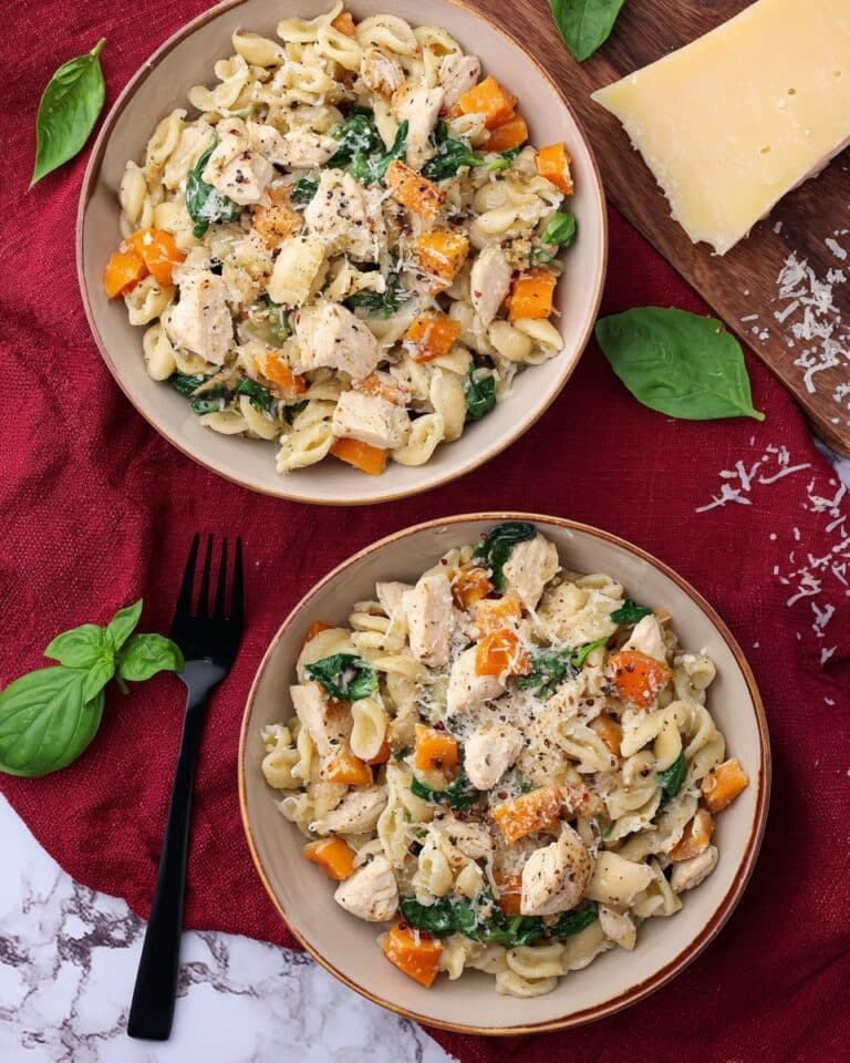 Boursin Orzo Bake with Chicken and Veggies Recipe
