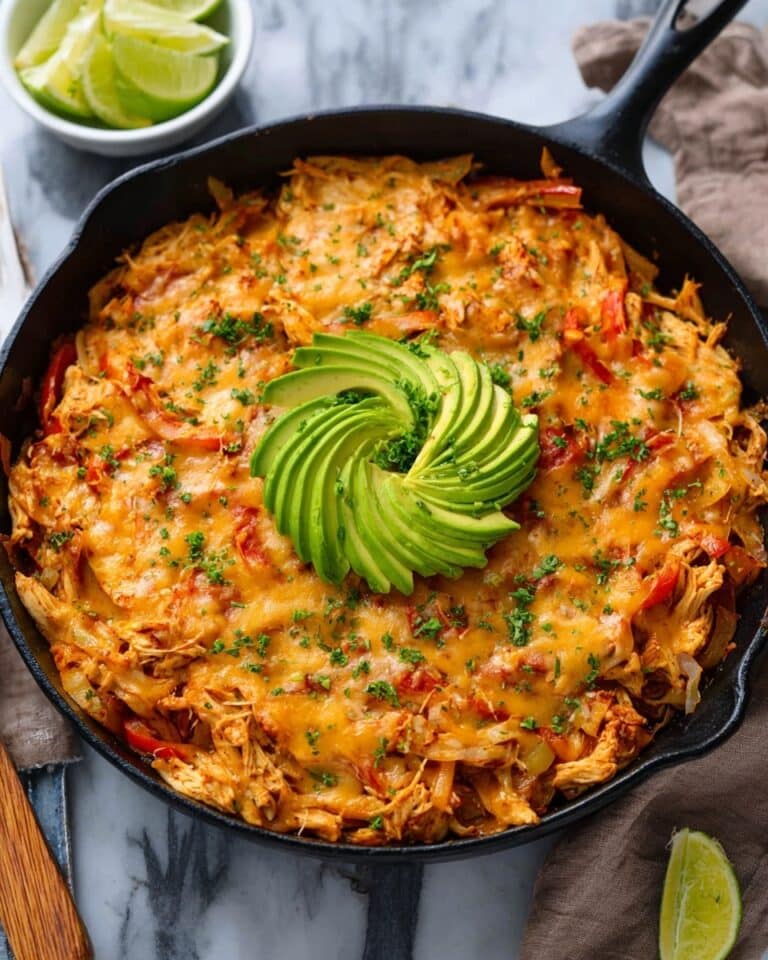 Easy and Cheesy Chicken Fajitas Casserole Recipe
