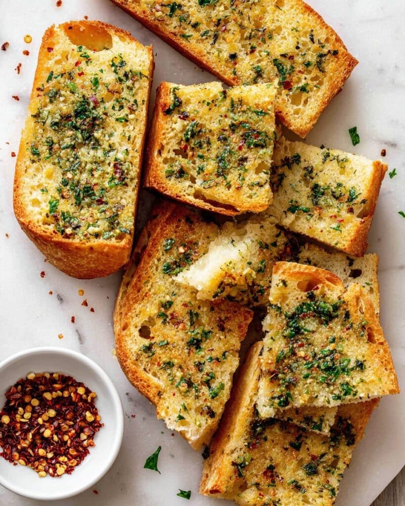 Homemade Garlic Bread Recipe