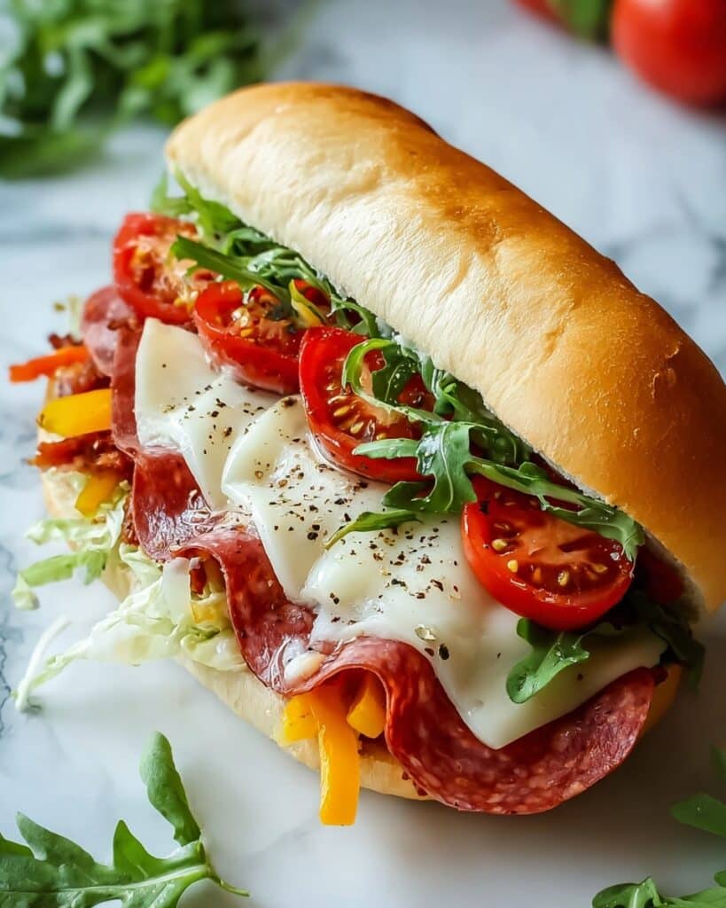 Baked Italian Grinder Sandwiches Recipe