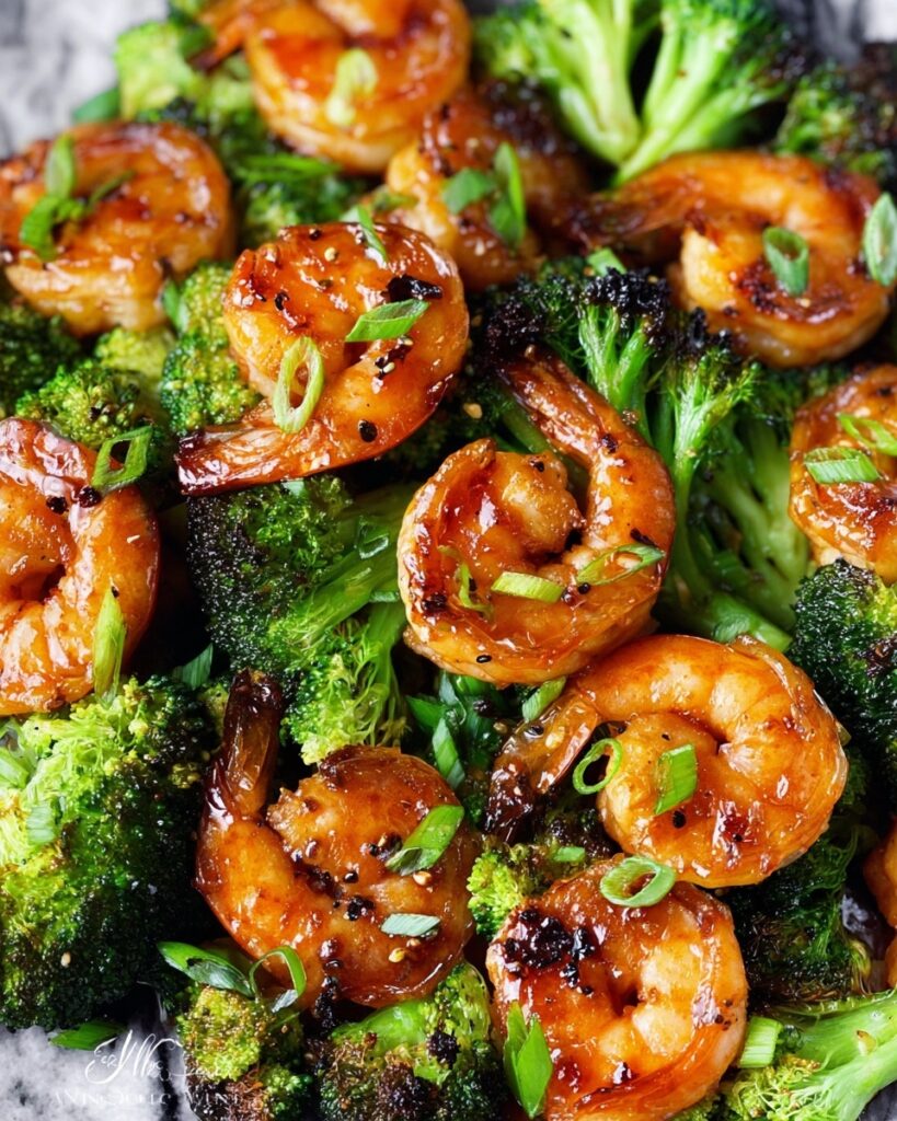 Honey Garlic Butter Shrimp and Broccoli Recipe