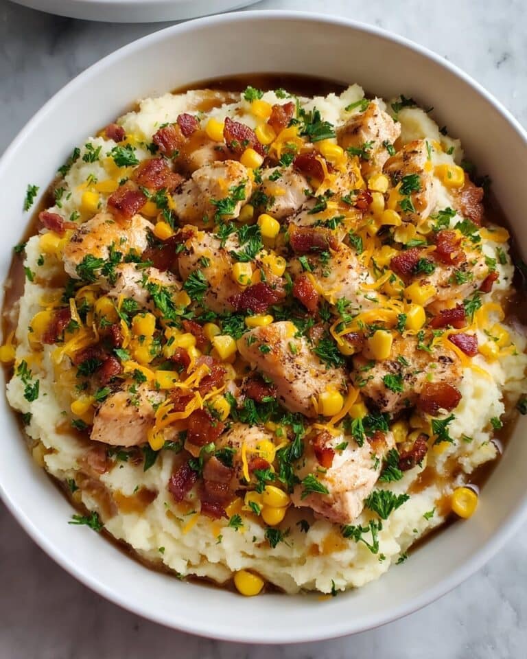 Chicken Mashed Potato Bowls Recipe