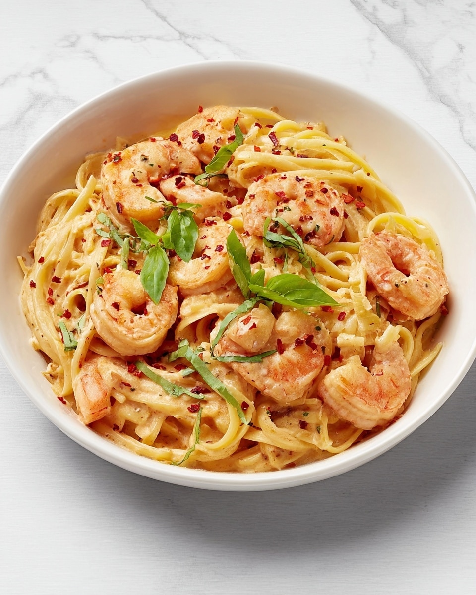 Creamy Shrimp Rose Pasta Recipe