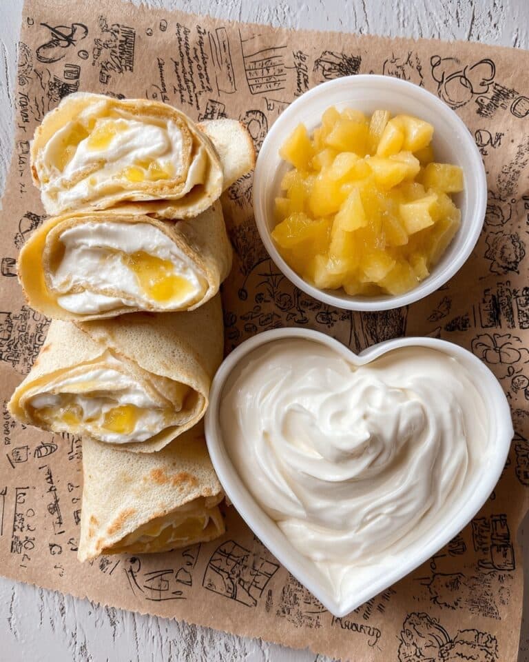 Mango Cream Crepe Roll Recipe
