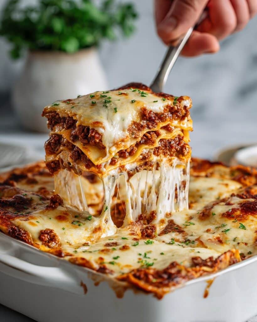 Best Meat Lasagna without Ricotta Cheese Recipe
