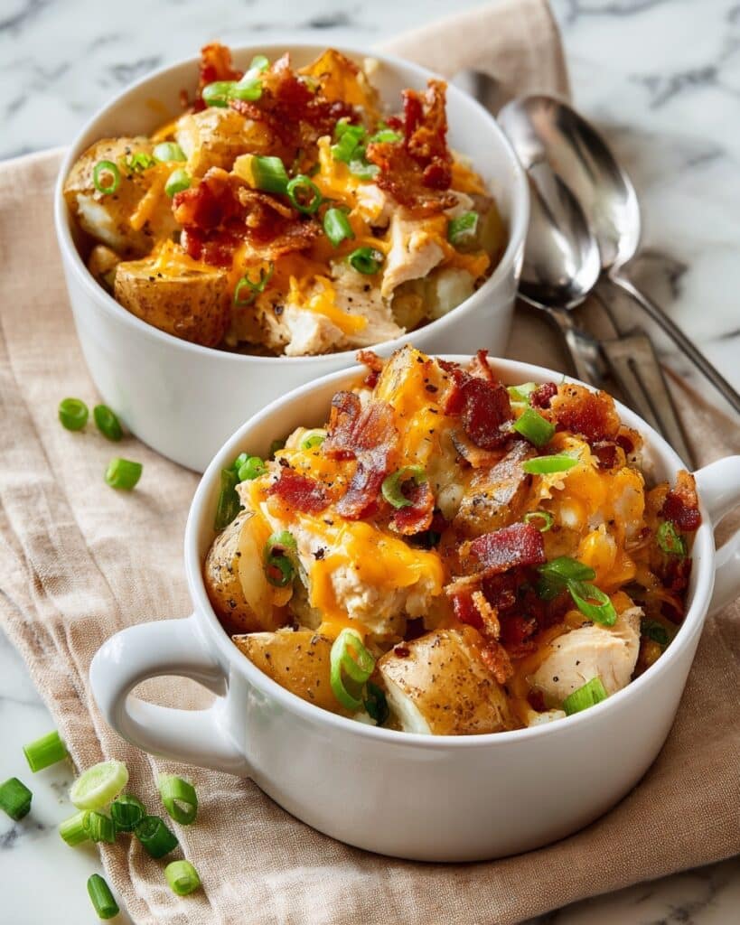 Creamy Chicken Bacon Ranch Potato Bake Recipe