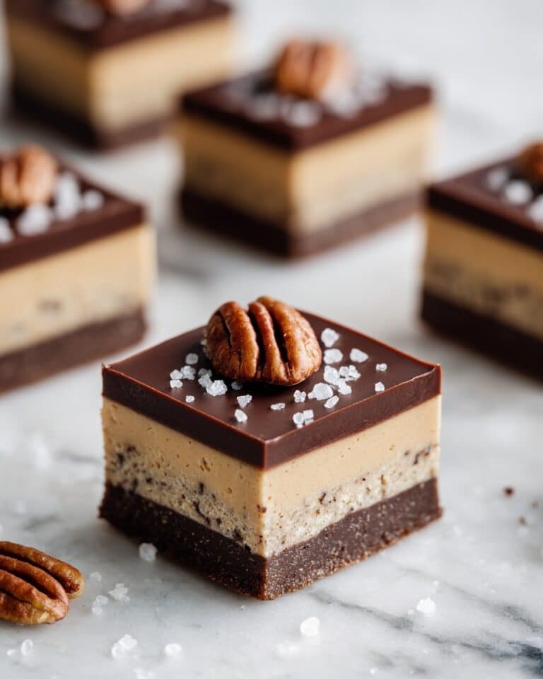 Raw Vegan Caramel Brownies Recipe