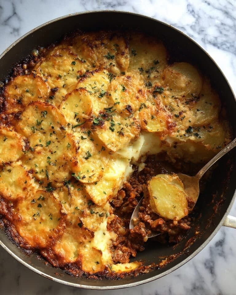 Hobo Casserole Rustic Ground Beef and Potato Bake Recipe