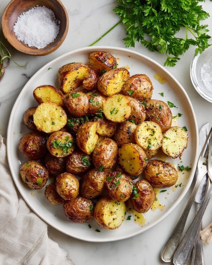 Garlic Parmesan Roasted Potatoes Recipe