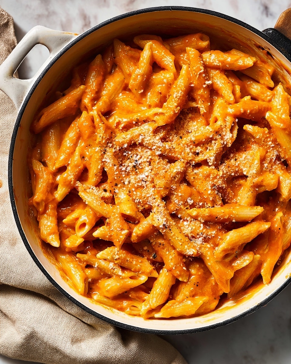 Roasted Red Pepper Pasta with Creamy Cashew Sauce Recipe