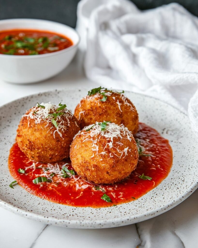 Arancini Rice Balls Recipe