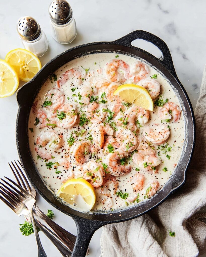 Creamy Parmesan Shrimp Recipe