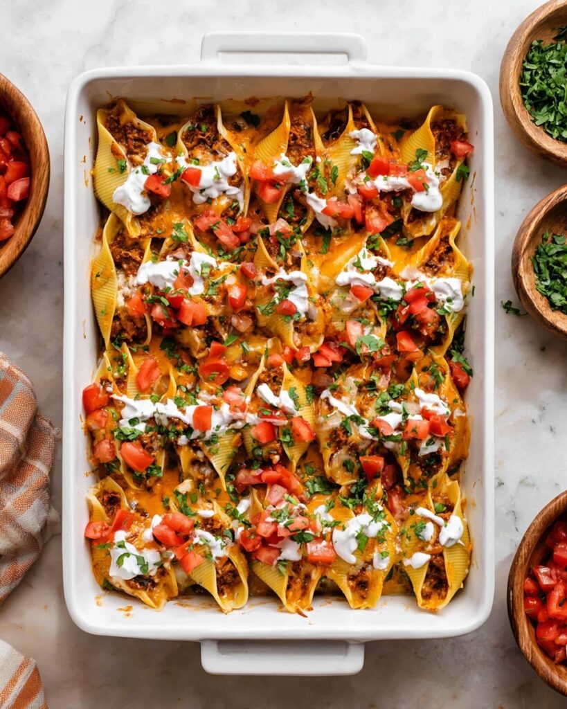 Taco Stuffed Shells Recipe